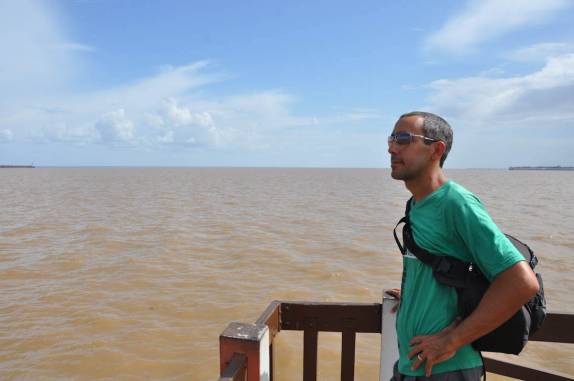 Finalmente, o Rio Amazonas! (em Macapá - AP)